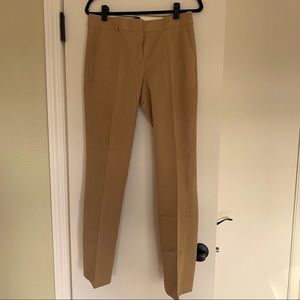 J Crew Favorite Fit Work Pant Slacks Tan Stretch NWT
